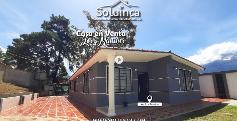 Hermosa Casa en Venta en Mérida, Sector Loma de Los Maitines.