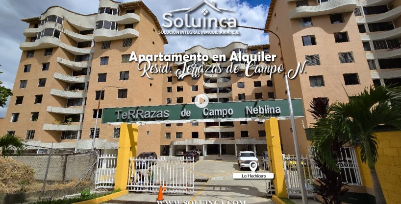 APARTAMENTO EN ALQUILER MÉRIDA, RESID. TERRAZAS DE CAMPO NEBLINA